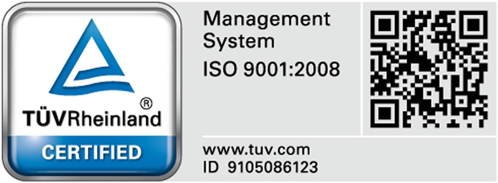 TUV ISO 9001:2008